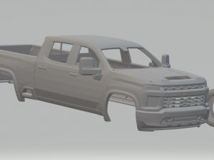 chevrolet silverado chevrolet name grid Model Cetak 3D
