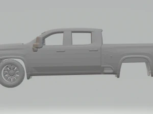chevrolet silverado chevrolet name grid 3D Print Model