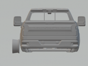 chevrolet silverado chevrolet name grid 3D Print Model