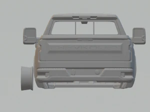 chevrolet silverado chevrolet name grid 3D Print Model