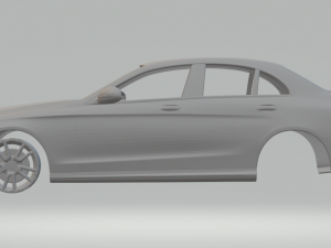 mercedes-benz c-class w205 sedan amg 18 3D 打印模型