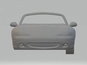 mazda miata mx5 3Dプリントモデル