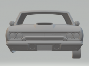 plymouth road runner rm23 440 70 Modèles 3D en vedette