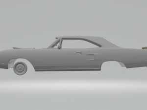 plymouth road runner rm23 440 70 Modèles 3D en vedette