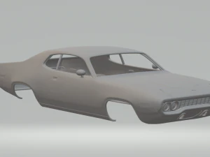 plymouth satellitemk3 1971 3D Принт Модель