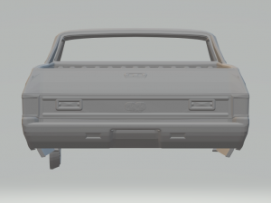 chevrolet el camino 69 3D Druckmodell