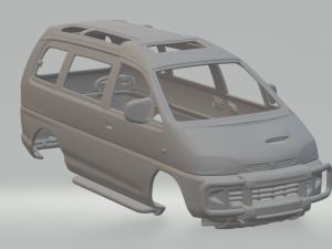 mitsubishi delica mk4 space gear 94 3D-printmodel
