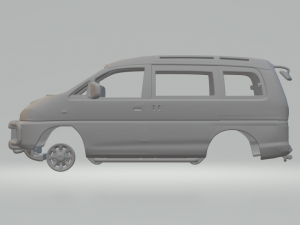 mitsubishi delica mk4 space gear 94 3D 프린트 모델