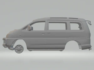 mitsubishi delica mk4 space gear 94 3D Print Model