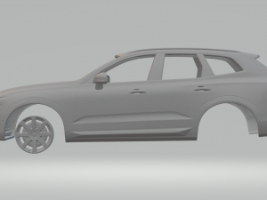 volvo xc60 3D-printmodel