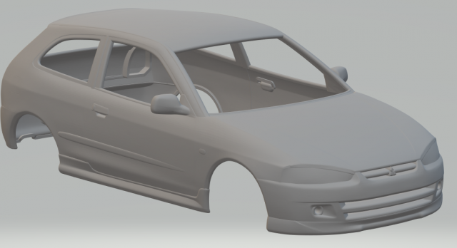 mitsubishi colt mk8 98 Model Cetak 3D .c4d .max .obj .3ds .fbx .stl .blend 