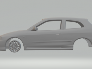 mitsubishi colt mk8 98 Model Cetak 3D