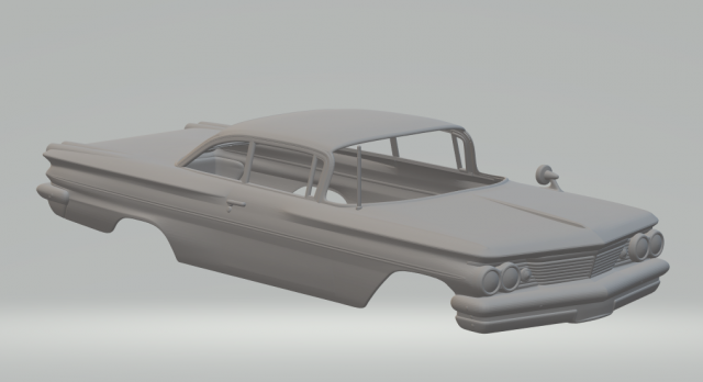 pontiac ventura coupe 60 Modelo de impresión 3D .c4d .max .obj .3ds .fbx .stl .blend 