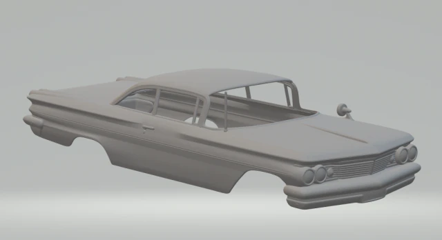 pontiac ventura coupe 60 3D Print Model .c4d .max .obj .3ds .fbx .stl .blend 
