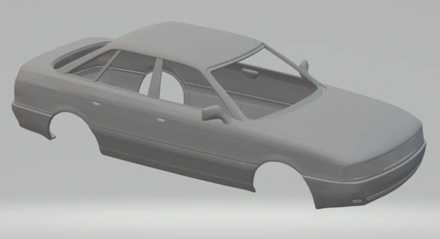 audi 80 b3 86 3D Print Model .c4d .max .obj .3ds .fbx .stl .blend