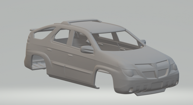 Pontiac aztek Model Cetak 3D .c4d .max .obj .3ds .fbx .stl .blend 