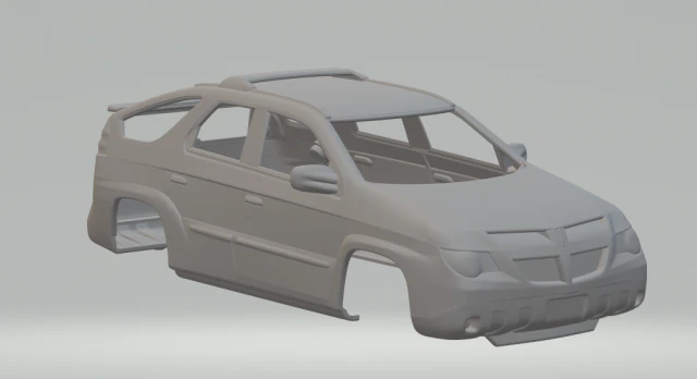Pontiac aztek 3D Print Model .c4d .max .obj .3ds .fbx .stl .blend 
