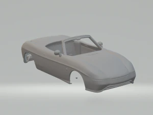 フィアット バルケッタ 1995 3Dプリントモデル