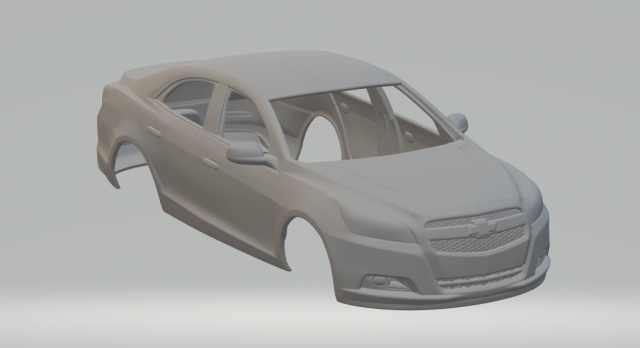 chevrolet malibu 2013 3D Print Model .c4d .max .obj .3ds .fbx .stl .blend 