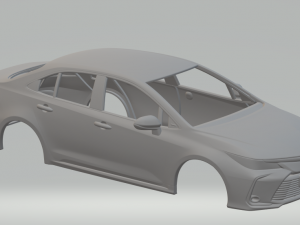 2019 toyota corolla sedan hybrid 3D प्रिंट मॉडल