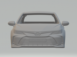 2019 toyota corolla sedan hybrid Modello di stampa 3D