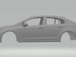 2019 toyota corolla sedan hybrid 3D Print Model