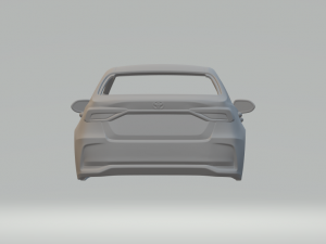 2019 toyota corolla sedan hybrid Modello di stampa 3D