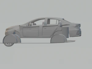 2019 toyota corolla sedan hybrid kit 3D Print Model