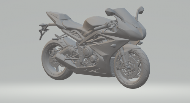 triumph daytona 675r 3D Print Model .c4d .max .obj .3ds .fbx .stl .blend 