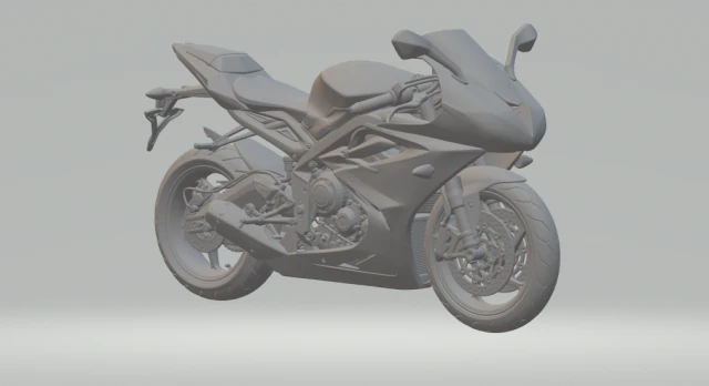 triumph daytona 675r 3D Print Model .c4d .max .obj .3ds .fbx .stl .blend
