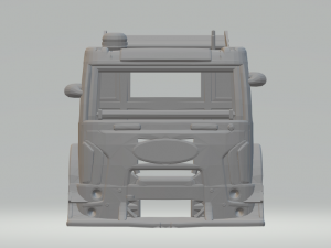 cargo formula truck body race 3Dプリントモデル