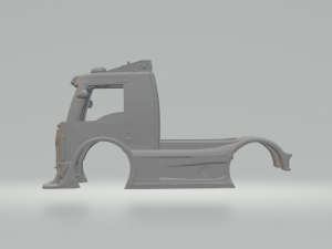 cargo formula truck body race 3Dプリントモデル