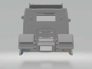 cargo formula truck body race 3Dプリントモデル