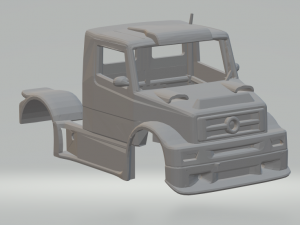 mercedes 1418 truck body race 3D 打印模型