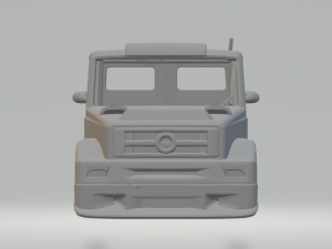 mercedes 1418 truck body race 3D Print Model