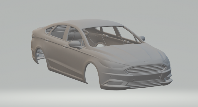 fusion sedan 3D Baskı Modeli .c4d .max .obj .3ds .fbx .stl .blend 