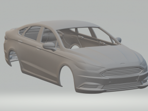 fusion sedan 3D प्रिंट मॉडल