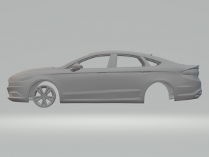 fusion sedan 3D Baskı Modeli