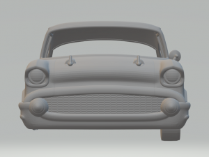 chevrolet 150 2doors sedan 57 Modèles 3D en vedette