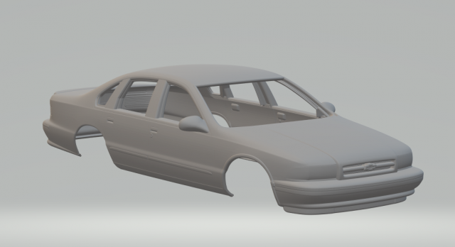 chevrolet impala ss 94 3D प्रिंट मॉडल .c4d .max .obj .3ds .fbx .stl .blend