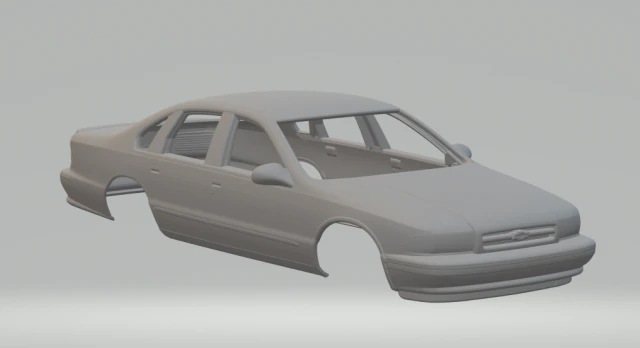 chevrolet impala ss 94 3D Print Model .c4d .max .obj .3ds .fbx .stl .blend