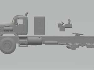 kenworth c500 chasis 6x4 3D 打印模型