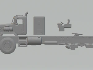 kenworth c500 chasis 6x4 3D Print Model