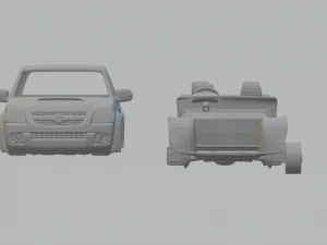 holden colorado mk1 crewcab lx 08 3D Print Model