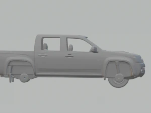 holden colorado mk1 crewcab lx 08 3D Print Model