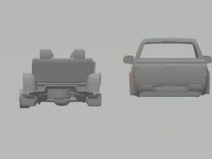 holden colorado mk1 crewcab lx 08 3D Print Model