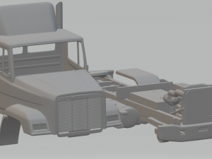 freightliner flc 3D Print Model