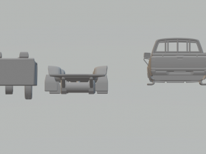 toyota hilux dx long body 1983 3D Принт Модель
