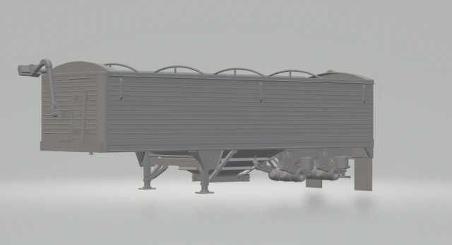double trailer grain wilson 3D Print Model .c4d .max .obj .3ds .fbx .stl .blend