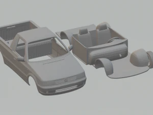 Volkswagen Caddy 95 Modelo de Impressão 3D